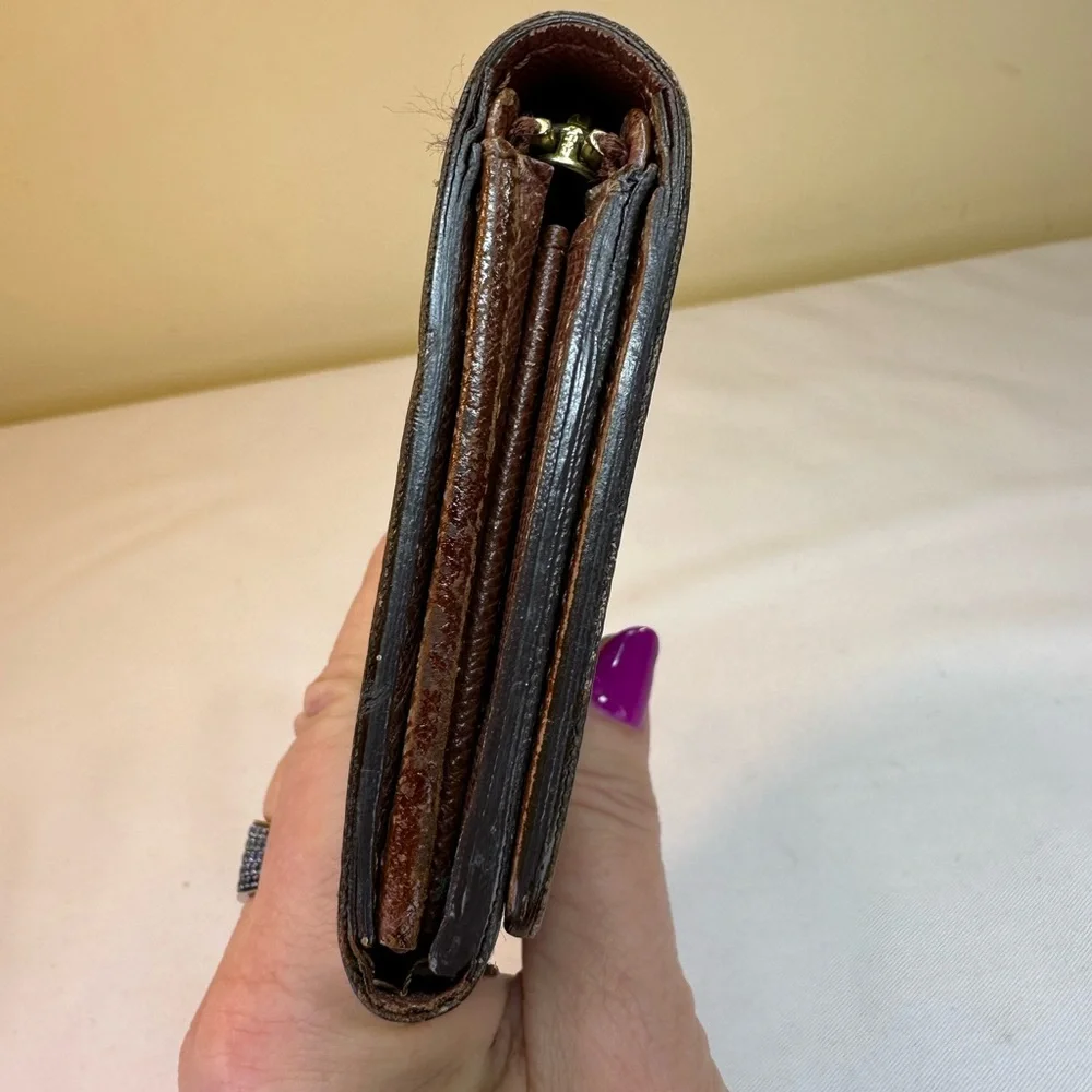 Louis Vuitton Monogram Portefeuille Tresor Wallet CA0041 Spain 2001 - Picture 8 of 13